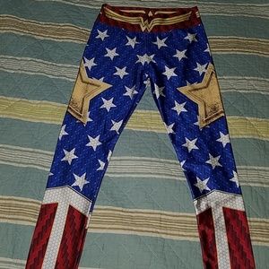 New Wonder Woman Cosplay Halloween Leggings
